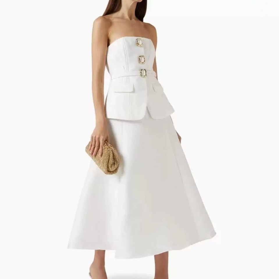 Women Sexy Strapless Diamond B - Women Formal Wear For Meeting incelemesi ve fiyatı