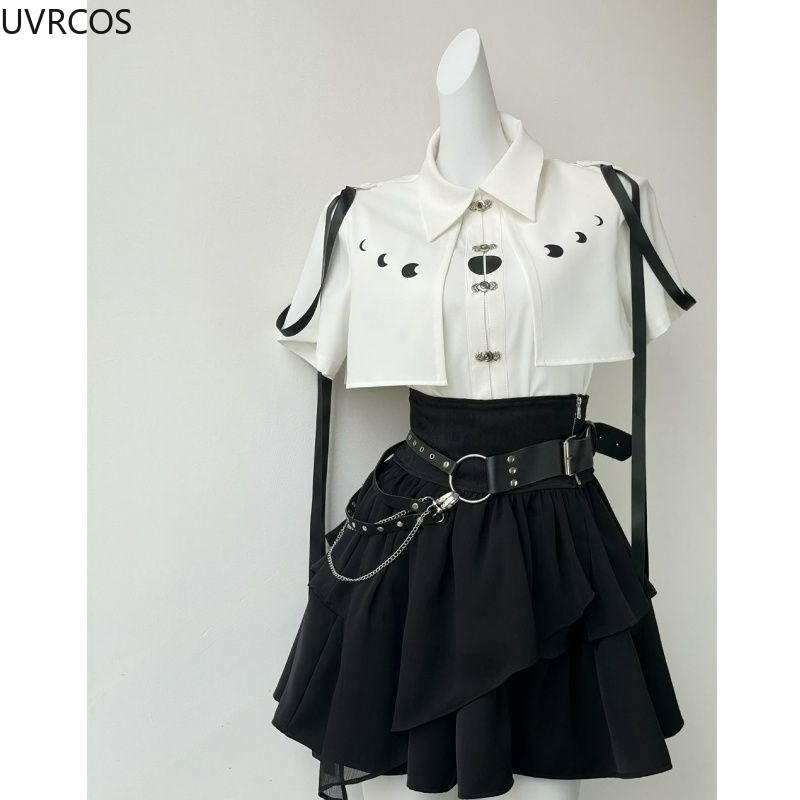 Y2k Aesthetic Lolita Style 2 P - Japanese Women Formal Wear incelemesi ve fiyatı