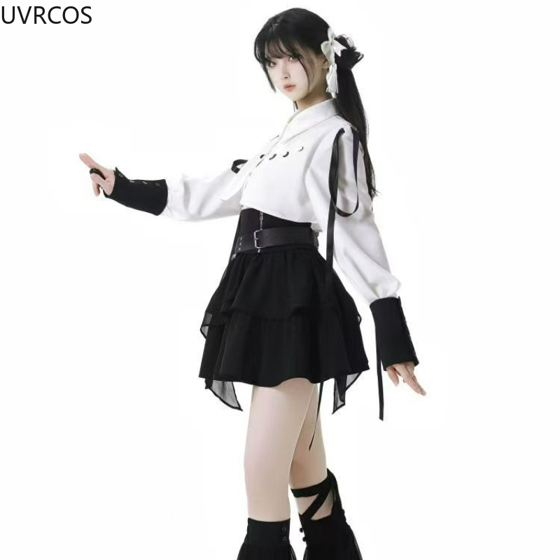 Y2k Aesthetic Lolita Style 2 P - Japanese Women Formal Wear incelemesi ve fiyatı