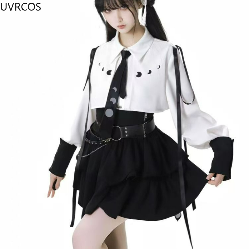 Y2k Aesthetic Lolita Style 2 P - Japanese Women Formal Wear incelemesi ve fiyatı