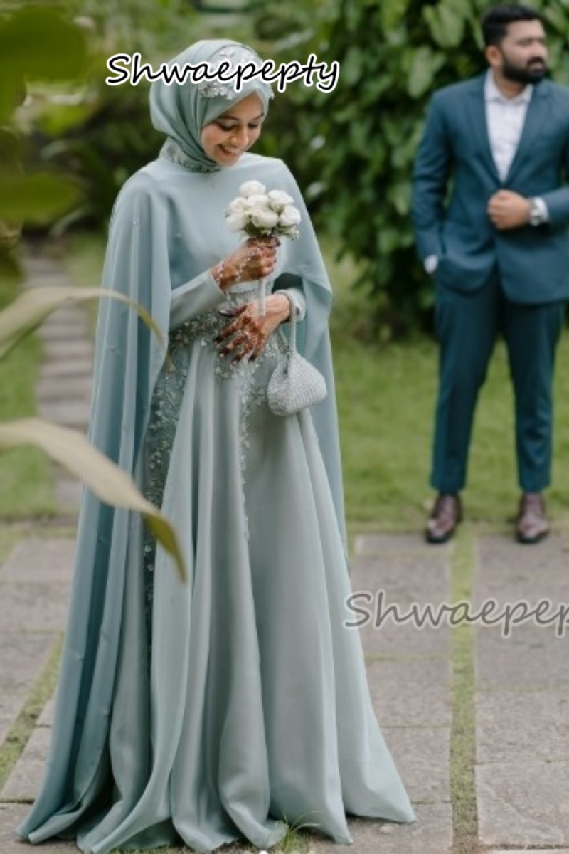 Elegant Muslim Evening Dress W - Women Formal Wear Hijab incelemesi ve fiyatı