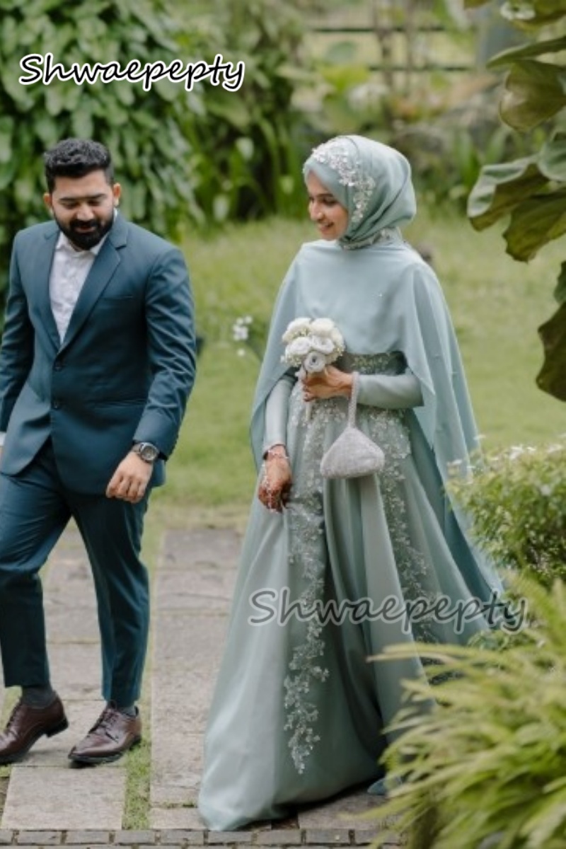 Elegant Muslim Evening Dress W - Women Formal Wear Hijab incelemesi ve fiyatı