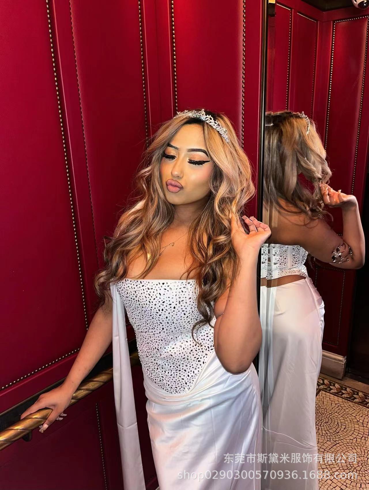 Sexy Mermaid Women Prom Dress  - Women'S Formal Evening Wear Tops incelemesi ve fiyatı