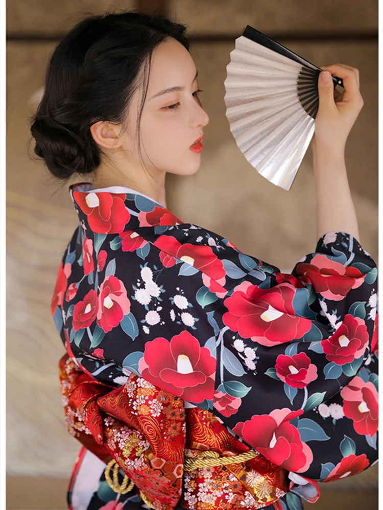 Vintage Style Women's Floral P - Japanese Women Formal Wear incelemesi ve fiyatı