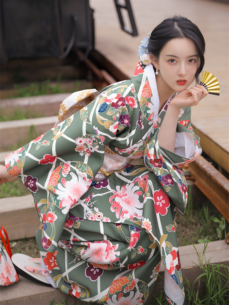 Vintage Style Women's Floral P - Japanese Women Formal Wear incelemesi ve fiyatı