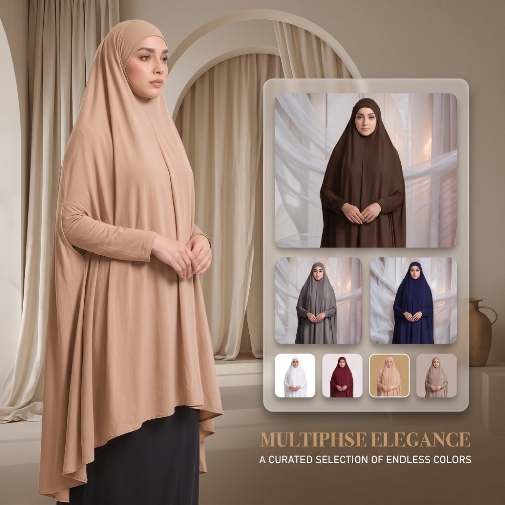 Caftan Plain Muslim Abayas Ele - Women Formal Wear Hijab incelemesi ve fiyatı