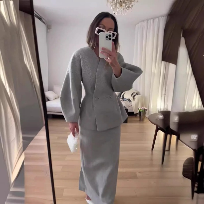 2 Piece Sets Women Outfits Ele - Women Formal Wear For Meeting incelemesi ve fiyatı