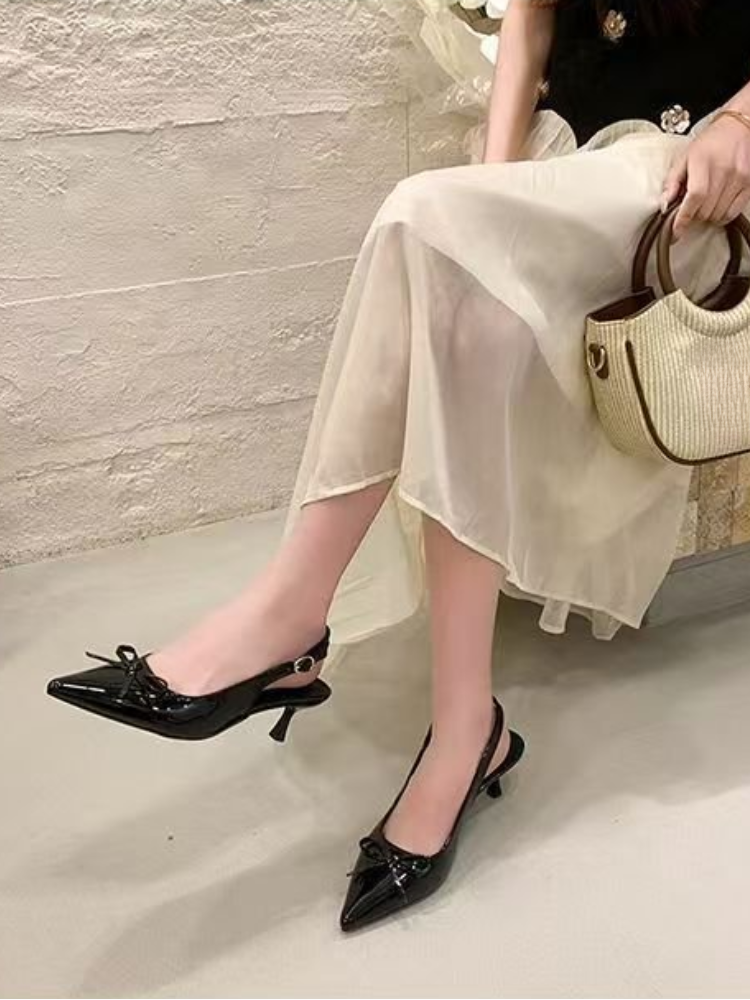 Women Patent Leather Bow Point - Women Formal Wear Heels incelemesi ve fiyatı