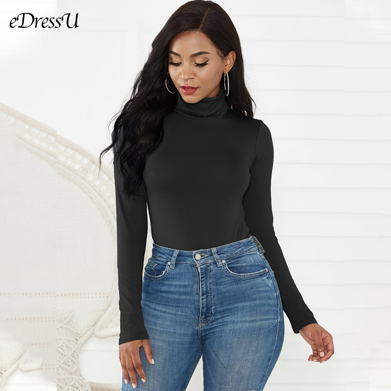 Women Bodysuit Turtleneck Autu - Turtleneck Bodysuit Office incelemesi ve fiyatı