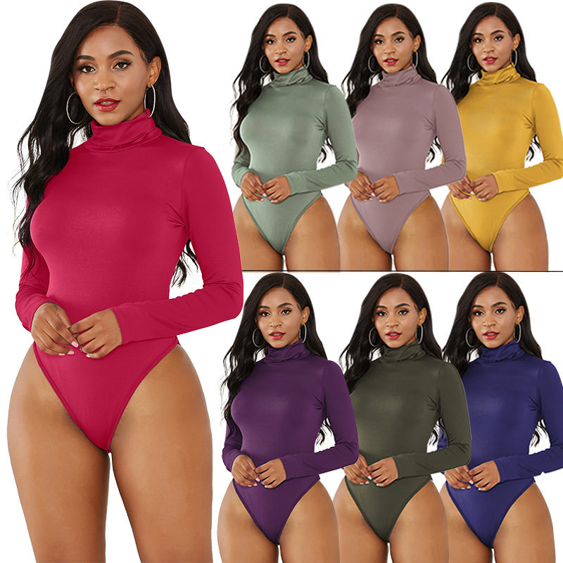 Women Bodysuit Turtleneck Autu - Turtleneck Bodysuit Office incelemesi ve fiyatı