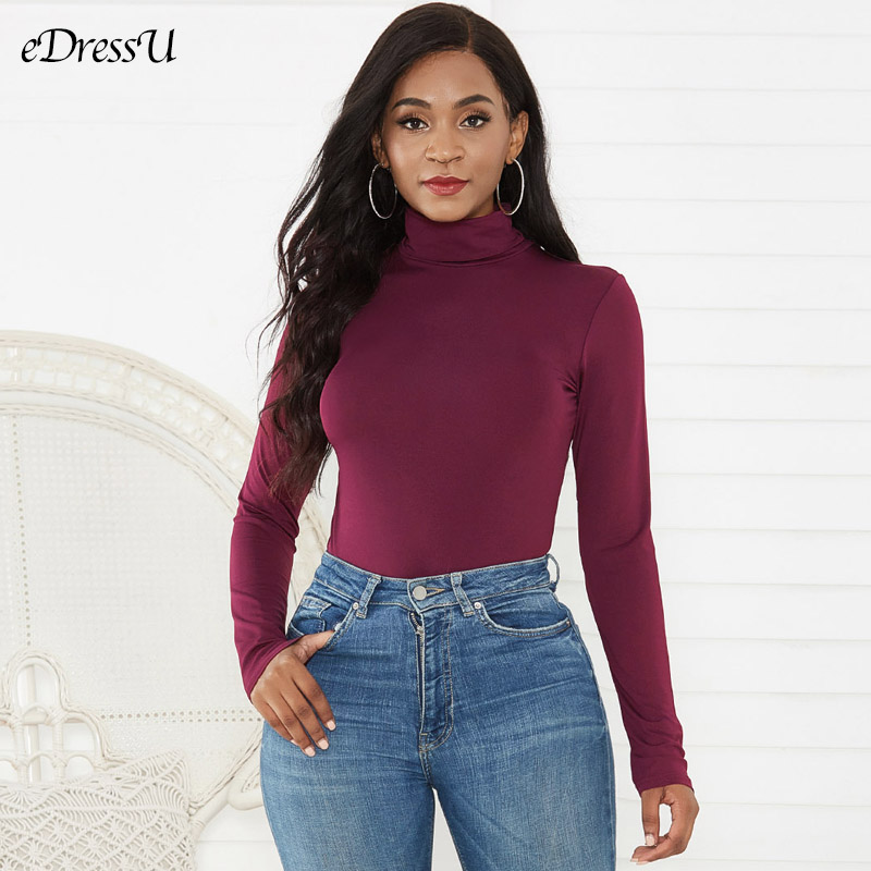 Women Bodysuit Turtleneck Autu - Turtleneck Bodysuit Office incelemesi ve fiyatı