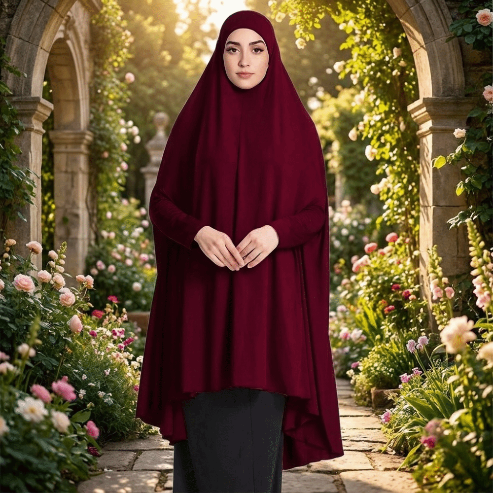 Caftan Plain Muslim Abayas Mod - Women Formal Wear Hijab incelemesi ve fiyatı