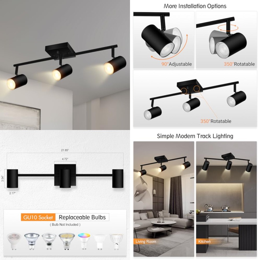 Track Lighting Fixtures Ceilin - K&G Women'S Formal Wear incelemesi ve fiyatı