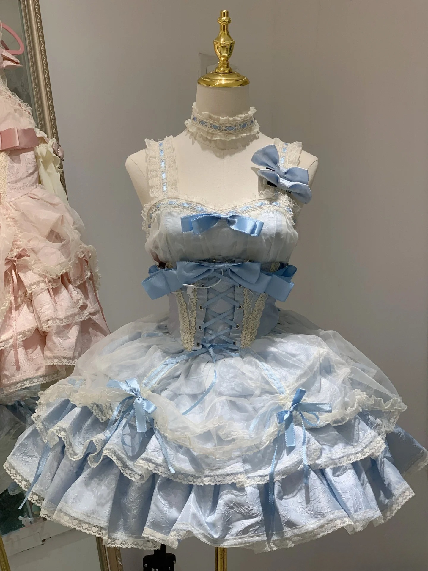 Sweet Elegant Lolita Dress Set - Japanese Women Formal Wear incelemesi ve fiyatı