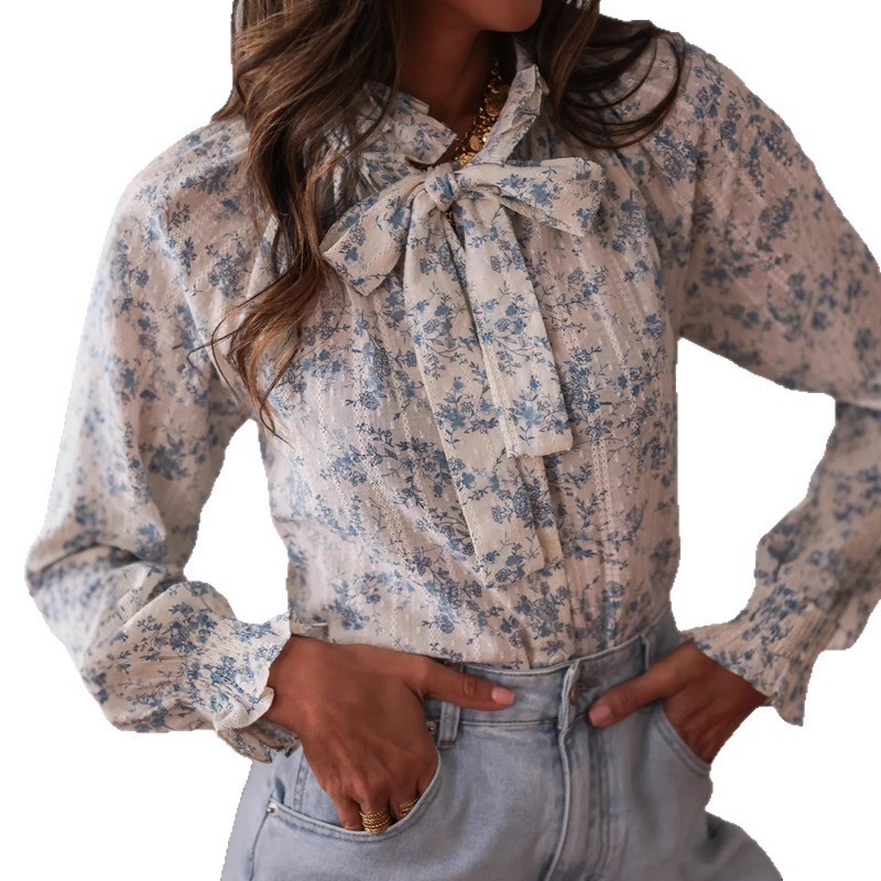 Womens Wear Bow Fashion Printe - Women'S Formal Evening Wear Tops incelemesi ve fiyatı