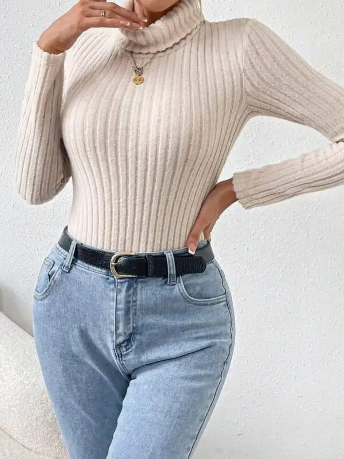 Foamlina2025 Spring New France - Turtleneck Bodysuit Office incelemesi ve fiyatı