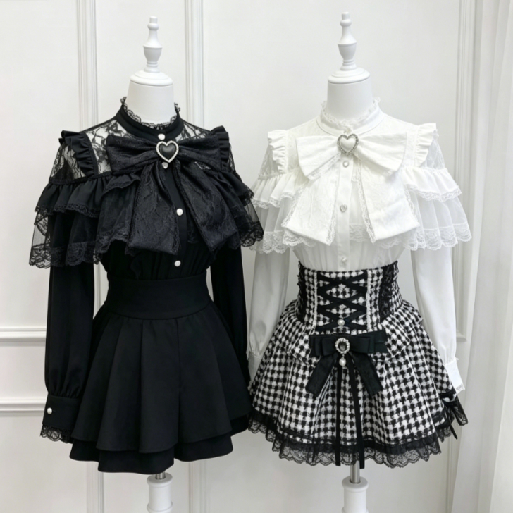 Kawaii Japanese Lolita Blouse  - Women'S Formal Evening Wear Tops incelemesi ve fiyatı
