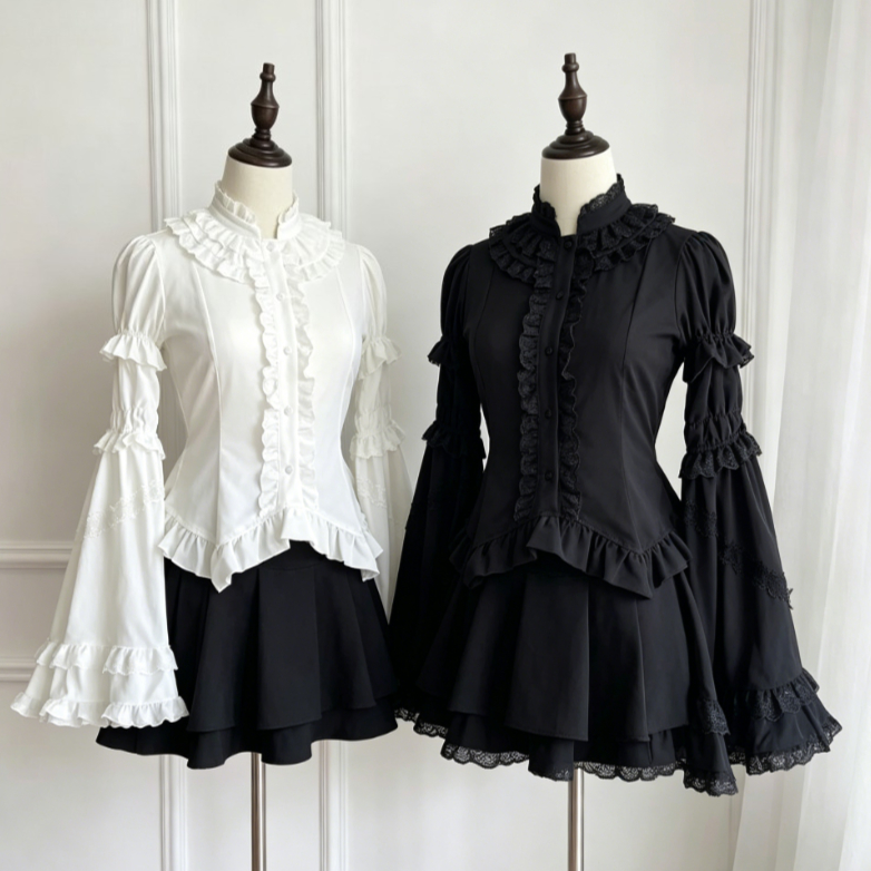 Kawaii Japanese Lolita Blouse  - Women'S Formal Evening Wear Tops incelemesi ve fiyatı
