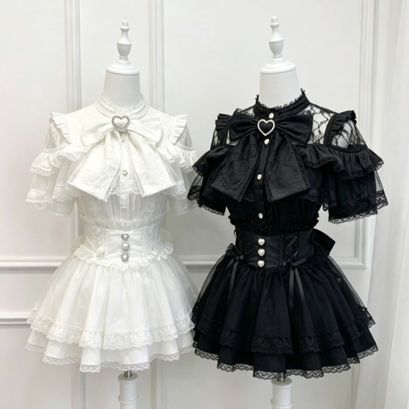Kawaii Japanese Lolita Blouse  - Women'S Formal Evening Wear Tops incelemesi ve fiyatı