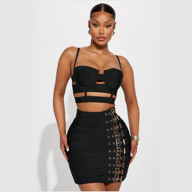Black White Bandage Women Prom - Women'S Formal Evening Wear Tops incelemesi ve fiyatı