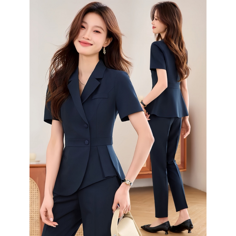 Navy blue women's thin profess - Women Formal Wear Shirt And Pant incelemesi ve fiyatı