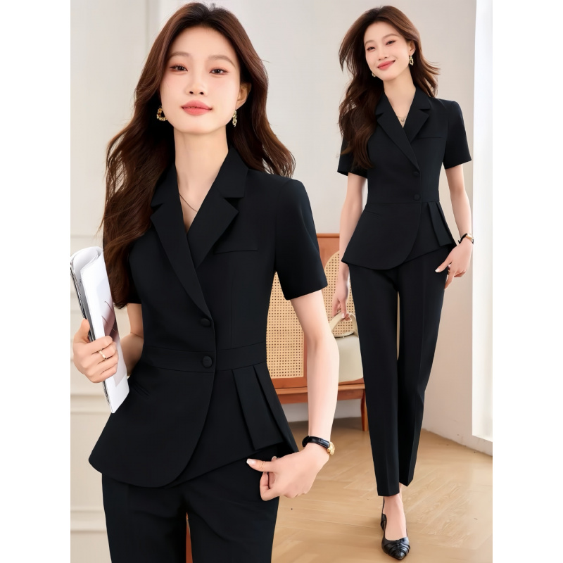 Navy blue women's thin profess - Women Formal Wear Shirt And Pant incelemesi ve fiyatı